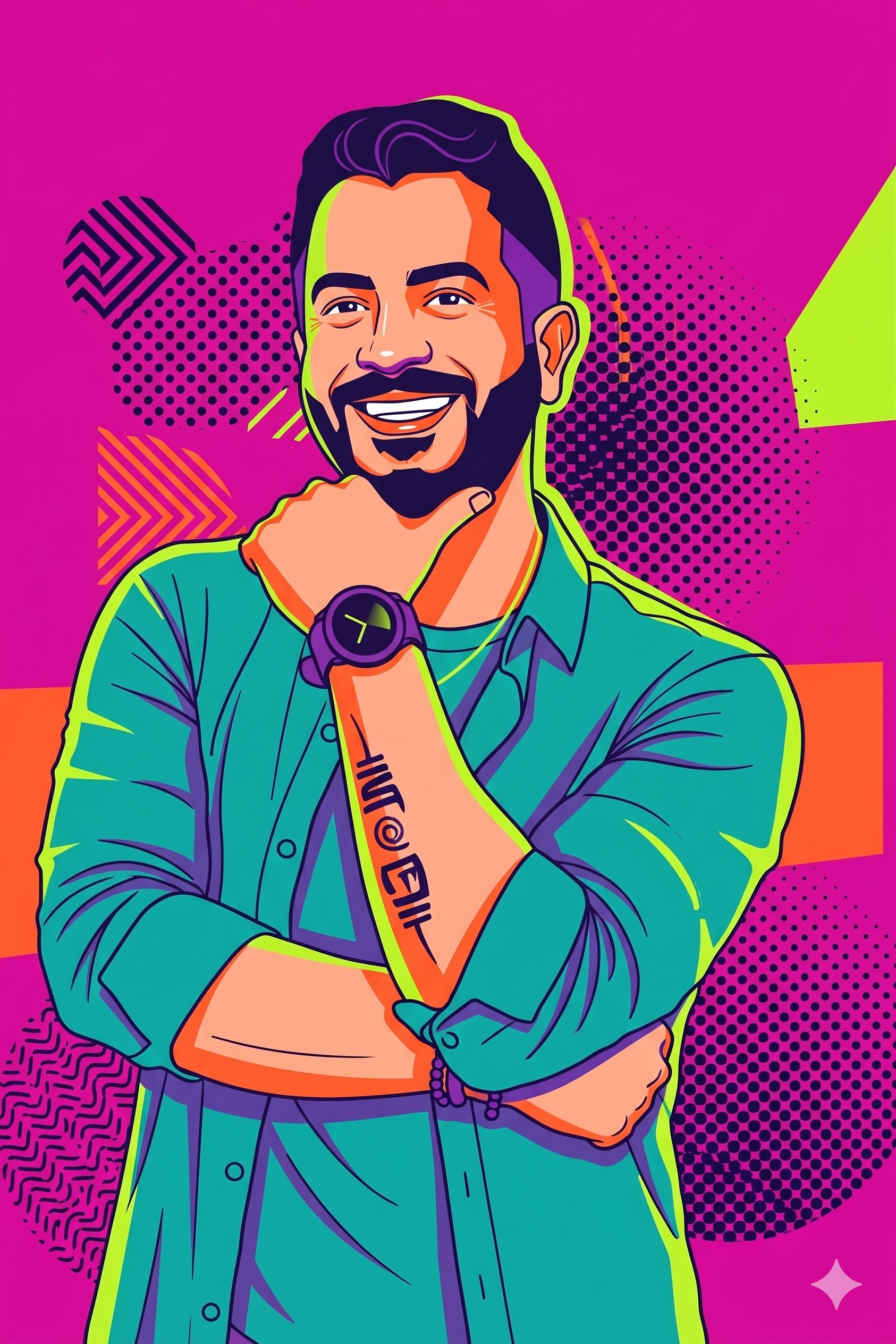 Portrait of Ali Tazikeh